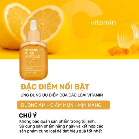 Serum Làm Trắng Da Lebelage Vitamin C Pure Ampoule 35ml