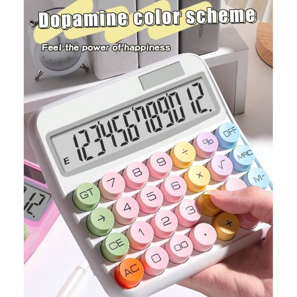 Máy Tính 2 Nguồn Điện (Pin & Năng Lượng Mặt Trời) Mẫu BOO001