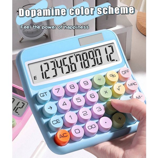 Máy Tính 2 Nguồn Điện (Pin & Năng Lượng Mặt Trời) Mẫu BOO001