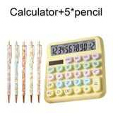 Máy Tính Màu Vàng Chanh Mẫu BOO003