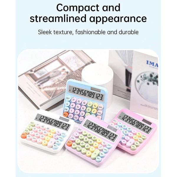 Máy Tính 2 Nguồn Điện (Pin & Năng Lượng Mặt Trời) Mẫu BOO006