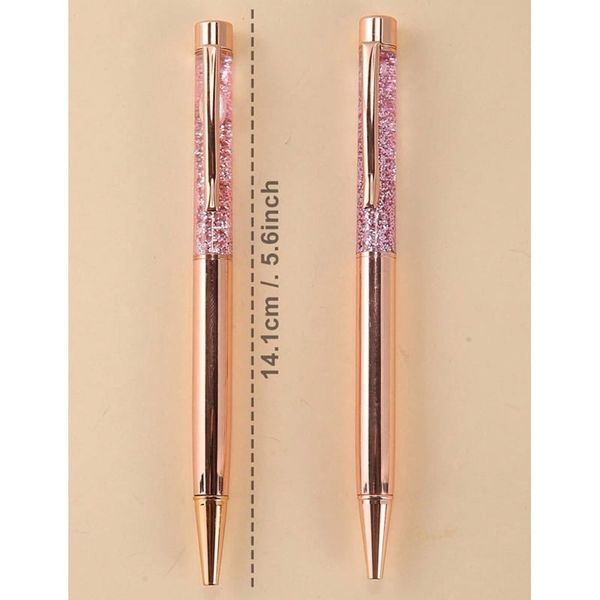 Combo 4 Bút Pha Lê ( 2 Tím + 2 Vàng Hồng) Mẫu BOO010