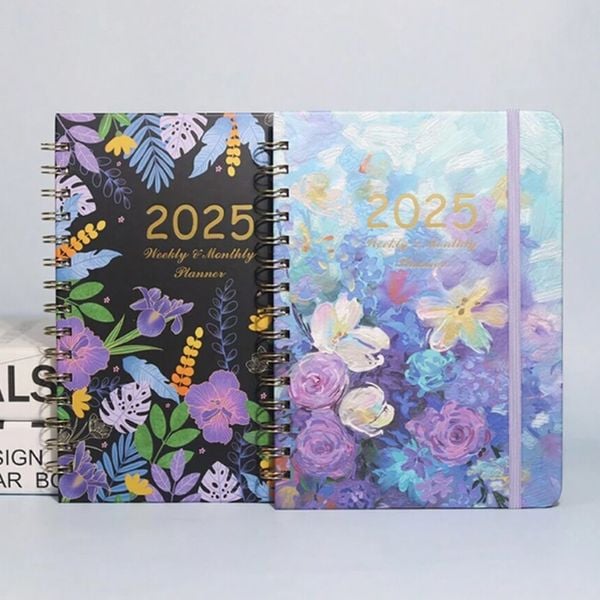 Sổ Lập Kế Hoạch 2025 (Nhiều Màu Lựa Chọn) Mẫu BOO021