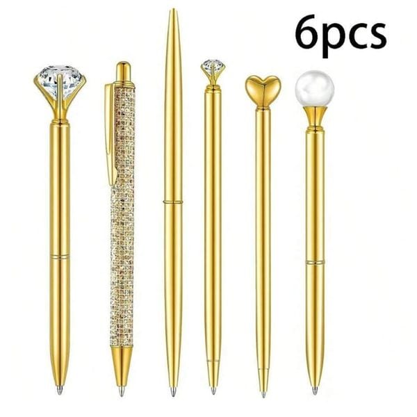 Combo 6 Pha Lê Màu Vàng Mẫu BOO029