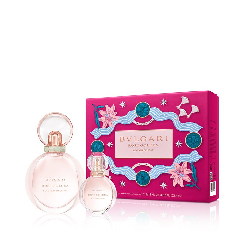 Bộ Quà Tặng Bvlgari Rose Goldea Blossom Delight Spring 2023 EDP 75ml-15ml