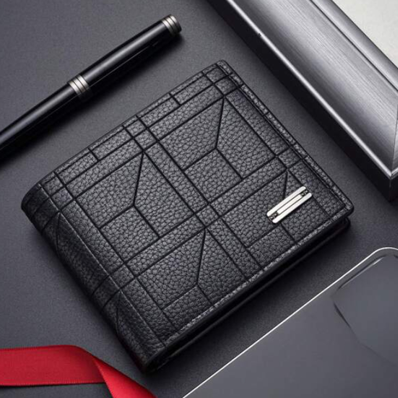 Billetera de Cuero Sintético Elegante: Estilo y Funcionalidad en una Sola Pieza - Billetera de Cuero Sintético Elegante