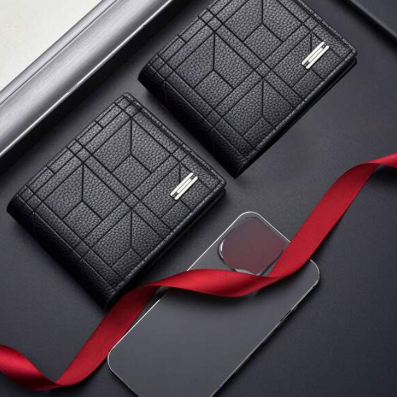 Billetera de Cuero Sintético Elegante: Estilo y Funcionalidad en una Sola Pieza - Billetera de Cuero Sintético Elegante