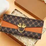 Ví Thời Trang Màu Nâu Mẫu BW227 Tặng 1 Thỏi Son Nhung Lì Nội Địa Trung