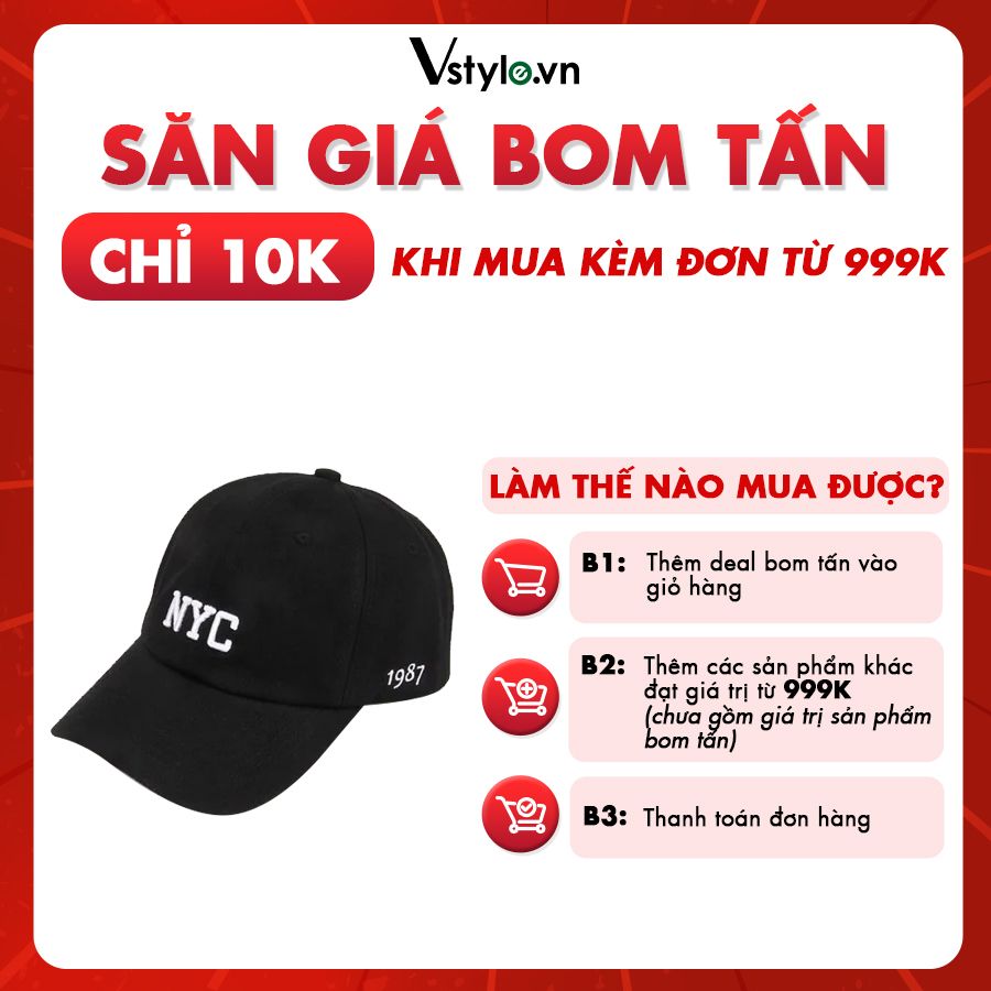 Nón Thời Trang Black.White Mẫu BWN010 (DEAL BOM TẤN 999K)