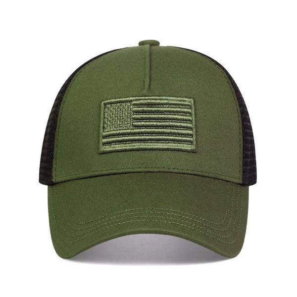 Mũ Bóng Chày Thêu Hình Cờ Mỹ (Nhiều Màu Lựa Chọn)