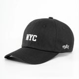 Mũ Bóng Chày Màu Đen Black.White Mẫu BWN105