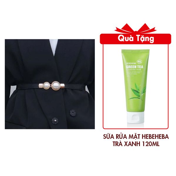Thắt Lưng Nữ Thời Trang Mẫu BWTL074 Tặng Sữa Rửa Mặt Cho Da Hỗn Hợp Chiết Xuất Trà Xanh Hebeheba Real Greentea Cleansing Foam 120ml