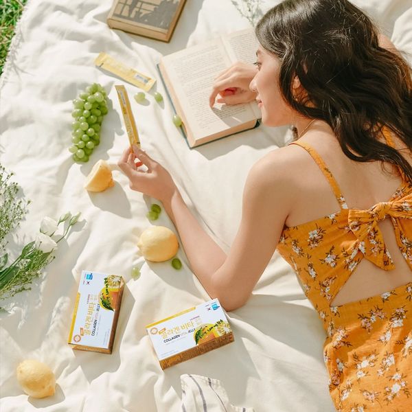 (HSD: 9/2025) Thạch Collagen Cana Young chiết xuất Thanh Yên (Hộp 10 gói)