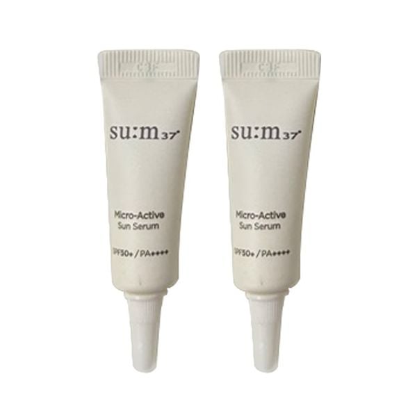 (HSD: 4/2026) Combo 2 Tinh Chất Chống Nắng Su:m37 Micro-Active Sun Serum SPF50+/PA++++ 4mlx2 (Hàng tách set)