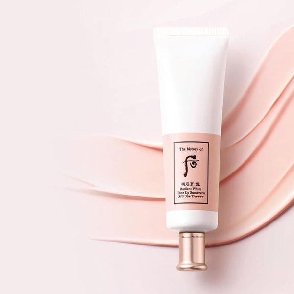 Full Size Kem Chống Nắng Whoo Radiant White Tone Up Sunscreen SPF 50+/ PA++++ 50ml