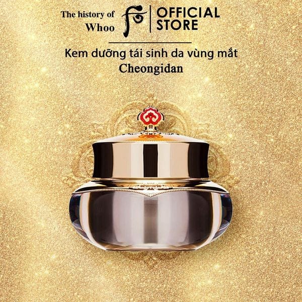 Full Size Kem Dưỡng Tái Sinh Vùng Mắt Whoo Cheongidan Radiant Regenerating Eye Cream  25ml