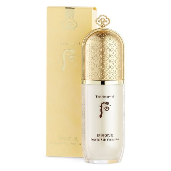 Full Size Kem Nền Trang Điểm Whoo GJH Mi Essential Foundation 40ml Renew Màu Tự Nhiên