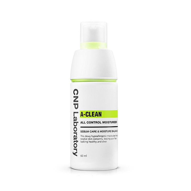 Full Size Kem Dưỡng Ẩm Kiểm Soát Nhờn Và Giảm Mụn Cho Da Dầu CNP Laboratory A-Clean All Control Moisturizer 60ml