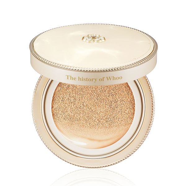 Full Size Cushion Trang Điểm Ngừa Lão Hóa Whoo Gongjinhyang Mi Luxury Golden Cushion Glow Màu #21 Sắc da sáng 13g