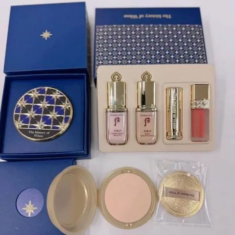 (HSD: 9/2026) Full Size Set Phấn Phủ Cao Cấp Whoo Gongjinhyang Mi Luxury Pact Phiên Bản Đặc Biệt 2023