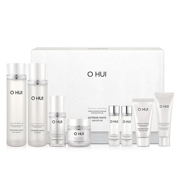 Full Size Bộ Dưỡng Trắng Sáng Da OHUI Extreme White Set 4pcs