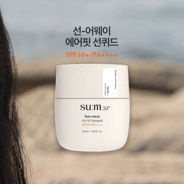 Full Size Set Kem Chống Nắng Su:m37 Sun-away Air Fit Sunquid SPF50+/PA++++ 3pcs (DEAL BOM TẤN 999K)