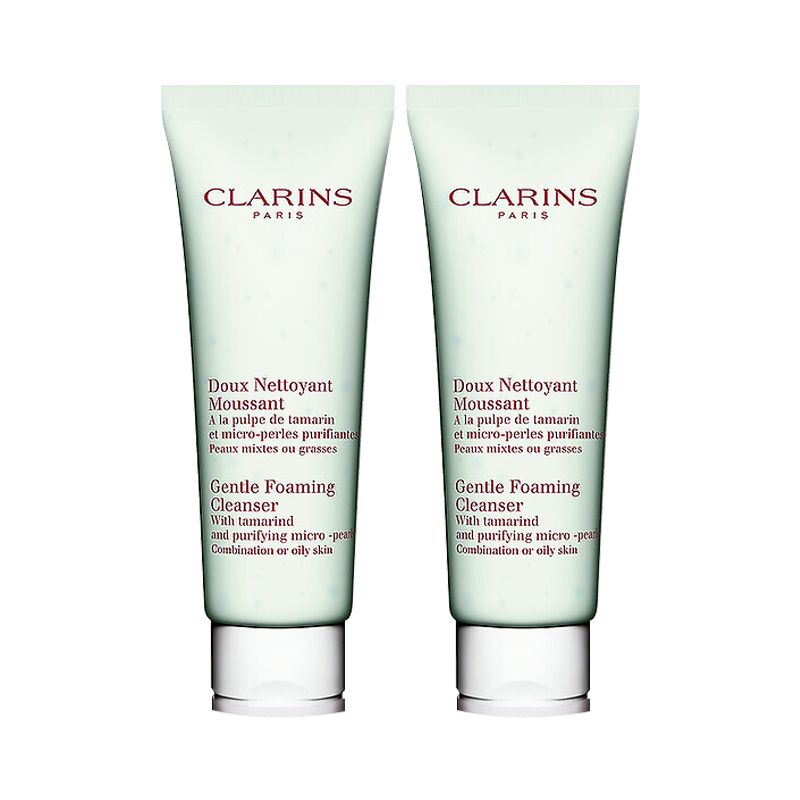 Combo 2 Sữa Rửa Mặt Dành Cho Da Dầu Và Da Hỗn Hợp Clarins Purifying Gentle Foaming Cleanser Trial 30mlx2