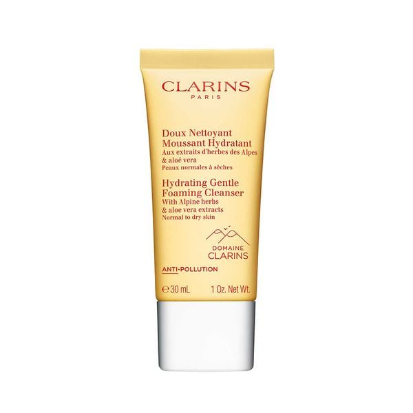 (HSD: 12/2025) Sữa Rửa Mặt Dành Cho Da Khô Clarins Hydrating Gentle Foaming Cleanser Trial 30ml