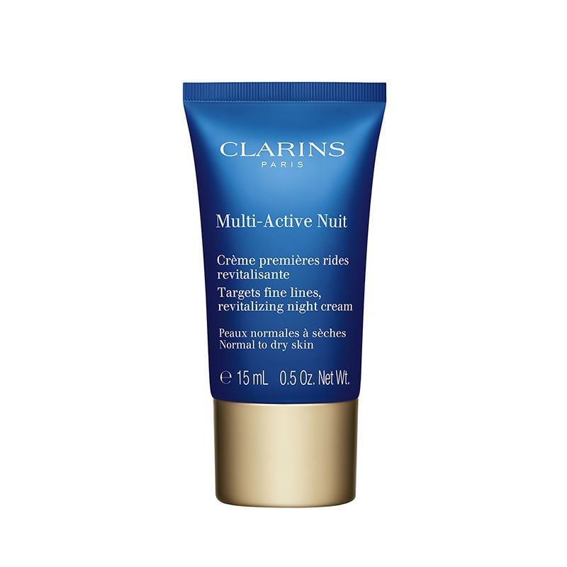 (HSD: 12/2024) Kem Dưỡng Da Ban Đêm Ngăn Ngừa Lão Hóa Cho Da Thường Đến Da Khô Clarins Multi-Active Night Cream  Normal To Dry Skin 15ml