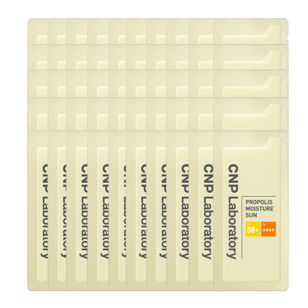 Combo 50 Kem Chống Nắng Keo Ong Phục Hồi Cấp Ẩm Cho Da Hỗn Hợp Thiên Khô CNP Propolis Moisture Sun 1mlx50
