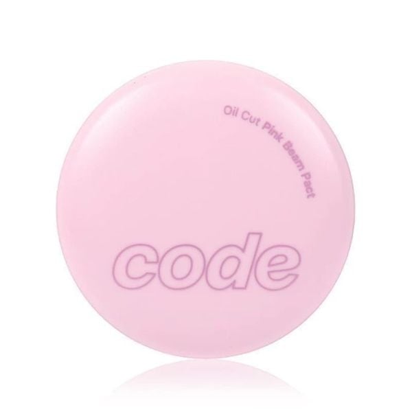 Full Size Phấn Nén Kiềm Dầu, Ánh Hồng Code Glokolor Oil Cut Pink Beam Pact 8g
