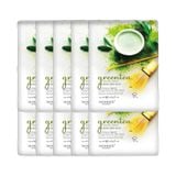 Combo 10 Mặt Nạ Giấy Hàn Quốc Trị Mụn Trà Xanh WHISIS Nature Origin Energy Green Tea Sheet Mask 25mlx10