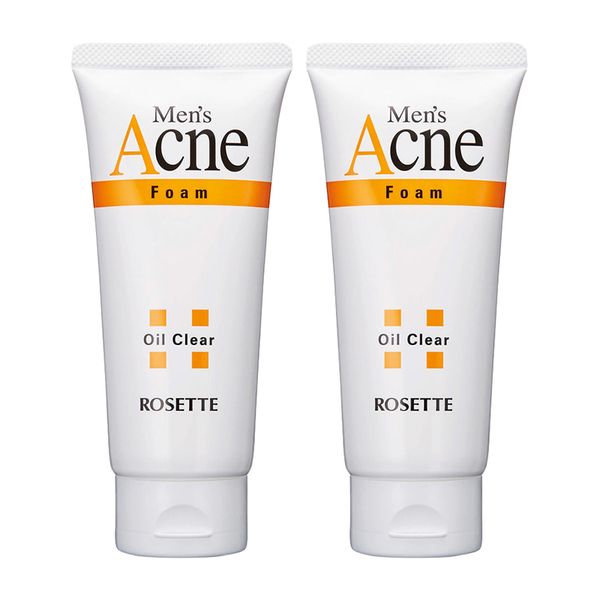 (HSD: 5/2026) Combo 2 Sữa Rửa Mặt Rosette Ngăn Ngừa Mụn Dành Cho Nam Men's Acne Foam 120Gx2