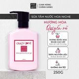 (HSD: 11/2026) Sữa Tắm Nước Hoa Niche Make Scents Hương Hoa Quyến Rũ - Crazy Love 250Gr