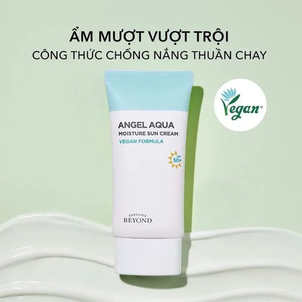 (HSD: 7/2026) Full Size Kem Chống Nắng Beyond Angel Aqua Moisture Sun Cream 50ml (Hàng tách set)