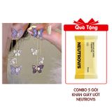 Nữ Trang Daisy Mẫu DAJN155 Tặng Combo 5 Gói Khăn Giấy Ướt Neutrovis