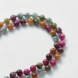 Vòng Cổ Mala Hạt Aquamarine Màu 8mm Mẫu DAJN331