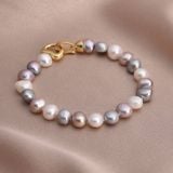 Vòng Tay Ngọc Trai Tự Nhiên Mạ Vàng 14K Mẫu DAJN339