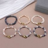 Vòng Tay Ngọc Trai Tự Nhiên Mạ Vàng 14K Mẫu DAJN339