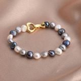 Vòng Tay Ngọc Trai Tự Nhiên Mạ Vàng 14K Mẫu DAJN339