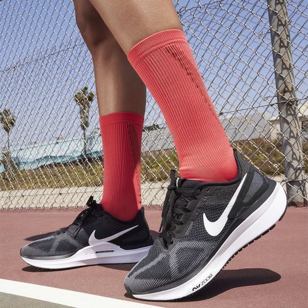 Giày Chạy Bộ Nữ Nike Air Zoom Structure 25 ‘Black Dark Smoke Grey’ DJ7884-001