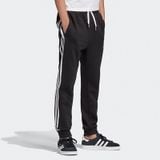Quần Dài Thời Trang Trẻ em Adidas ORIGINALS-APP TREFOIL PANTS BLACK/WHITE DV2872
