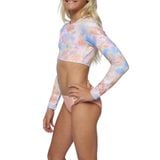 Đồ Bơi 2 Mảnh Bé Gái Oneill Wildflowers Long Sleeve Crop T FA2874002-MUL