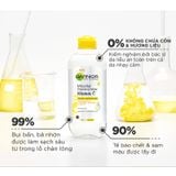 Nước Tẩy Trang Garnier Vitamin C Làm Sáng Da Micellar Cleansing Water Vitamin C 400ml