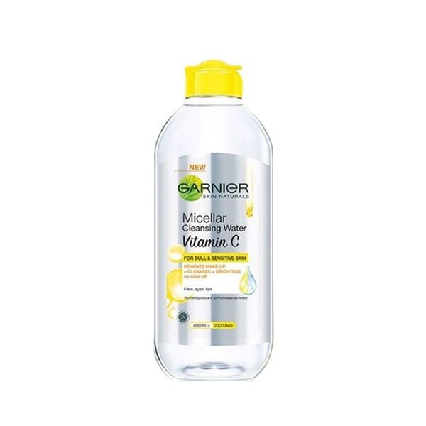 Nước Tẩy Trang Garnier Vitamin C Làm Sáng Da Micellar Cleansing Water Vitamin C 400ml
