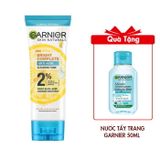 Sữa Rửa Mặt Garnier 3 Trong 1 Giảm Mụn & Sáng Da Bright Complete 3 in 1 Foam Anti Acne 50ml Tặng Nước Tẩy Trang Cho Da Dầu Mụn Micellar Water Garnier 50ml