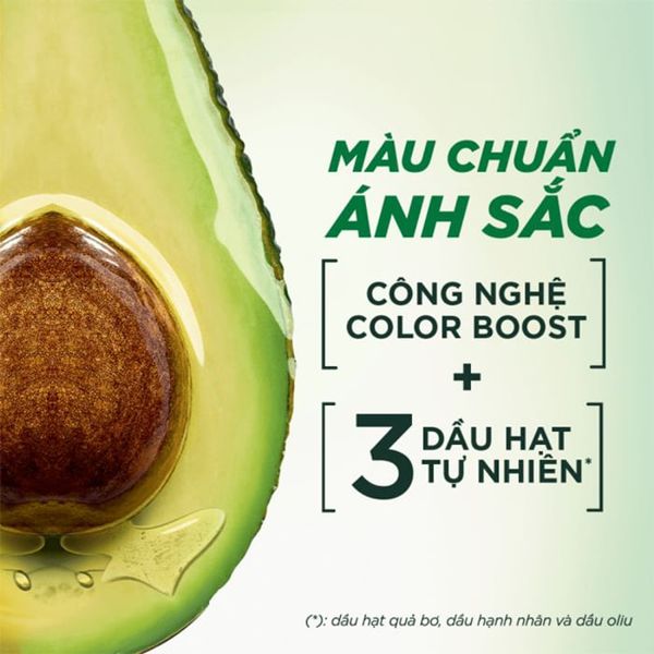 (HSD: 7/2027) Kem Nhuộm Tóc Garnier Color Naturals Crème Riche Màu 3 Darkest Brown Nâu Tự Nhiên 100gr