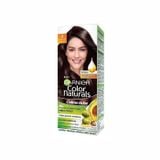 (HSD: 7/2027) Kem Nhuộm Tóc Garnier Color Naturals Crème Riche Màu 3 Darkest Brown Nâu Tự Nhiên 100gr