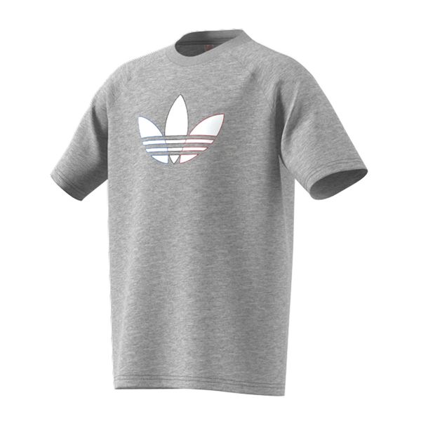 Gr9679 Adidas ADICOLOR 男裝短袖慢跑訓練吸濕排汗拼接灰黑【運動世界】GR9679