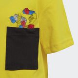 Áo Thun Thời Trang Trẻ Em Adidas APP Lk Lego Cl Tee Yellow/Black GU1858